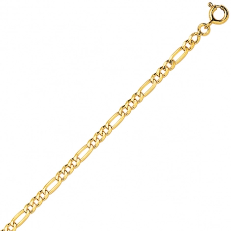 Chaine en or 9 carats maille Alterne ultra-plate 2.5mm