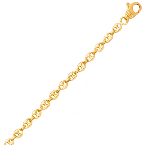 Chaine en or Grain de Caf 3.2 mm