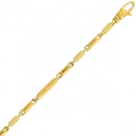 Chaine en or jaune Fantaisie 2mm