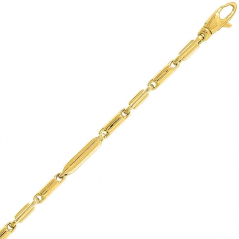 Chaine en or jaune Fantaisie 2mm
