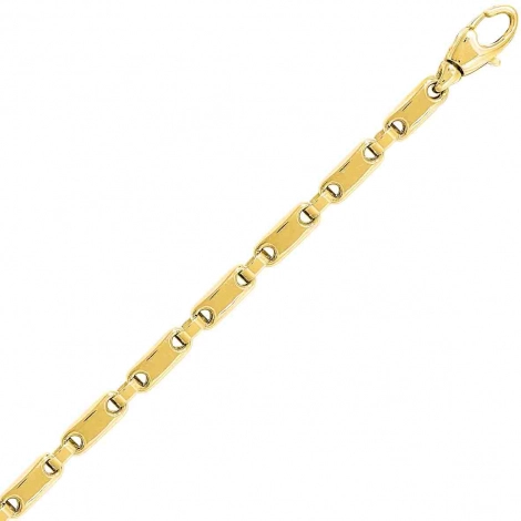 Chaine en or jaune Fantaisie 3mm