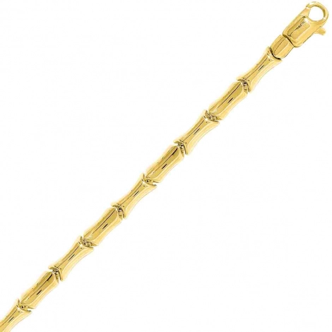 Chaine en or jaune Fantaisie 3mm