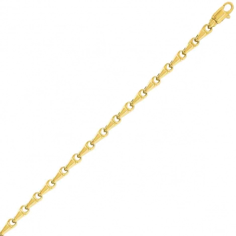 Chaine en or jaune Fantaisie 3mm