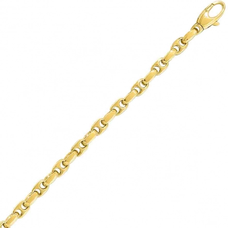 Chaine en or jaune Fantaisie 4mm