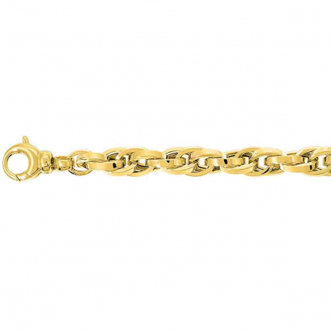 Chaine en or jaune Fantaisie 6.5mm