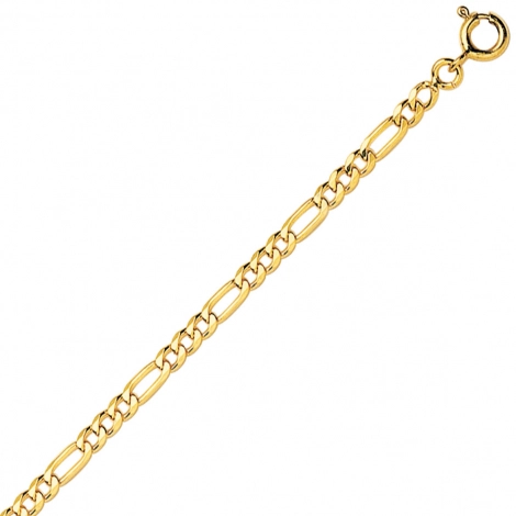Chaine en or maille Alterne ultra-plate 3mm