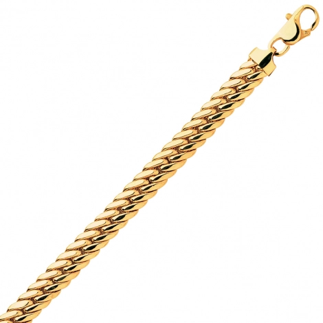 Chaine en or maille Anglaise 6.5 mm