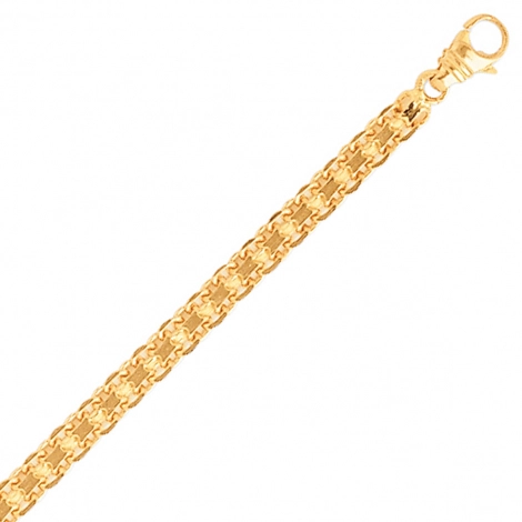 Chane en or maille Bismarck 2.4mm