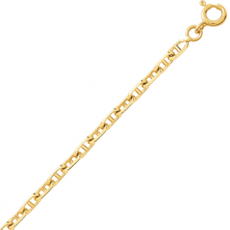 Chane en or maille marine 2.5mm