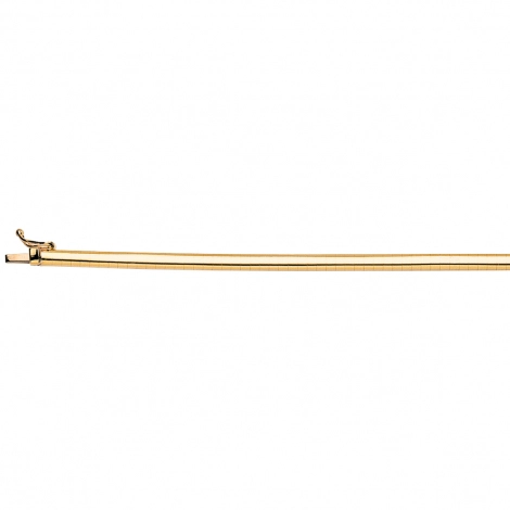 Collier or omga or jaune 3 mm