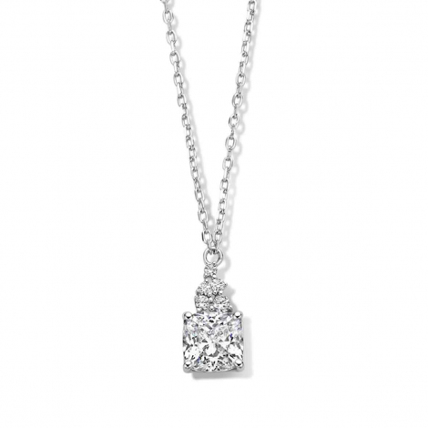 Chane et pendentif Argent  serti de Zirconium - Naiomy