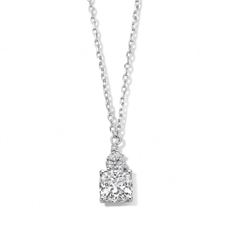 Chane et pendentif Argent  serti de Zirconium - Naiomy