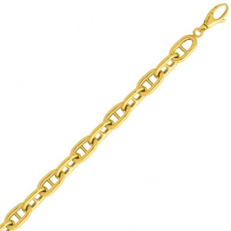 Chaine or jaune 7mm
