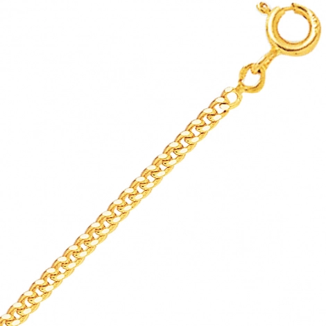 Chaine or maille Gourmette