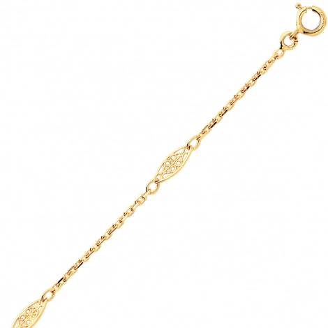 Chaine or motif Filigranes