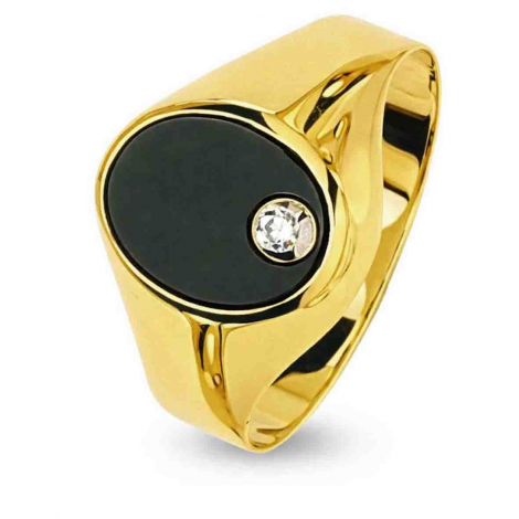 Chevalière Onyx 670121 Subtil Diamant