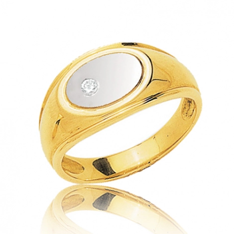 Chevalire or et diamant