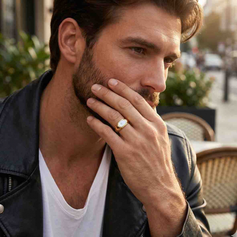 Chevali�re or et diamant