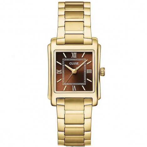 Cluse Angl�e Watch Steel - Brown - Gold Colour  � combiner