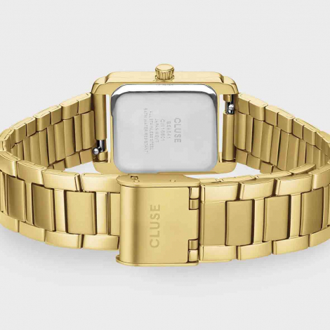 Cluse Angl�e Watch Steel -Dark Cherry - Gold Colour 