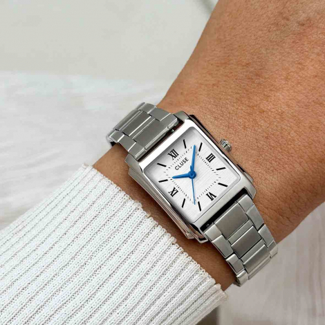 Cluse Angl�e Watch Steel - Full Silver Colour