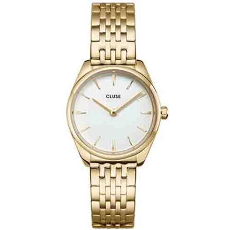 Cluse Froce Mini Steel - White - Gold Color