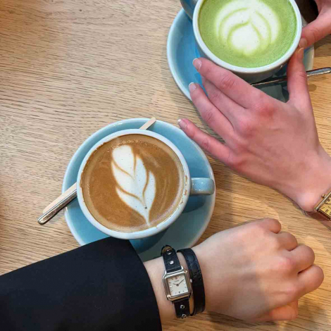 Cluse Gracieuse Mini Watch Double Leather Black