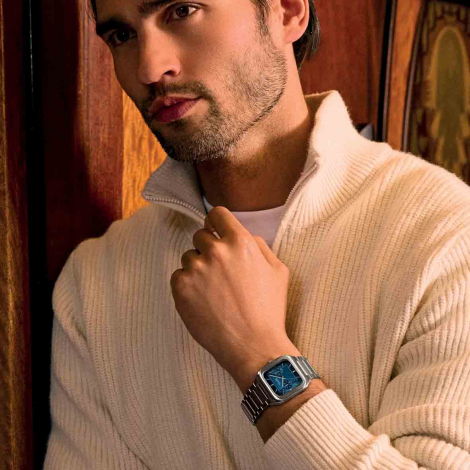 Cluse Quadrus Multifunction Watch Steel - Blue