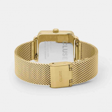 Cluse Ttragone La Ttragone Mesh Watch & Chain Bracelet, Gold Colour 