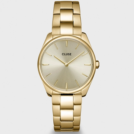 CluseFroce Petite Steel, Gold Colour