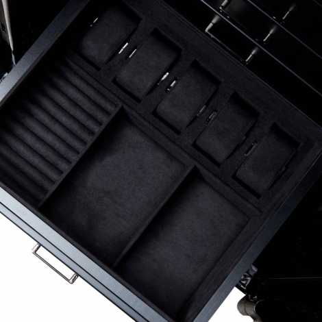 Coffre fort Montre et bijoux Wolf 1834 - ATLAS 20 Piece Winder Safe - Onyx/Bronze