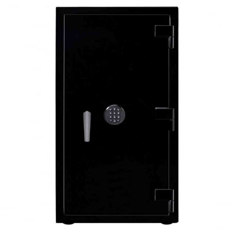 Coffre fort Montre et bijoux Wolf 1834 - ATLAS 4 Piece Winder Safe - Onyx/Bronze