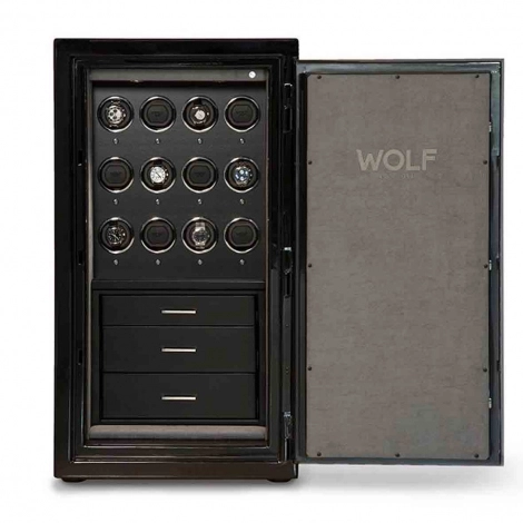 Coffre Montre et bijoux Wolf 1834 -ATLAS 12 PIECE WINDER SAFE