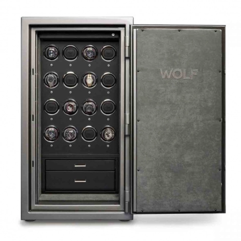 Coffre Montre et bijoux Wolf 1834 -ATLAS 16 PIECE WINDER SAFE