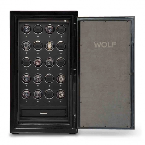 Coffre Montre et bijoux Wolf 1834 -ATLAS 20 Pcs WINDER SAFE