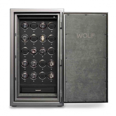 Coffre Montre et bijoux Wolf 1834 -ATLAS 20 Pcs WINDER SAFE