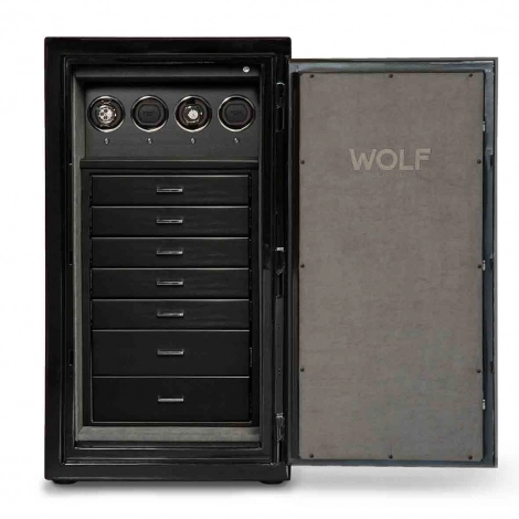 Coffre Montre et bijoux Wolf 1834 -ATLAS 4 Pcs Winder Safe