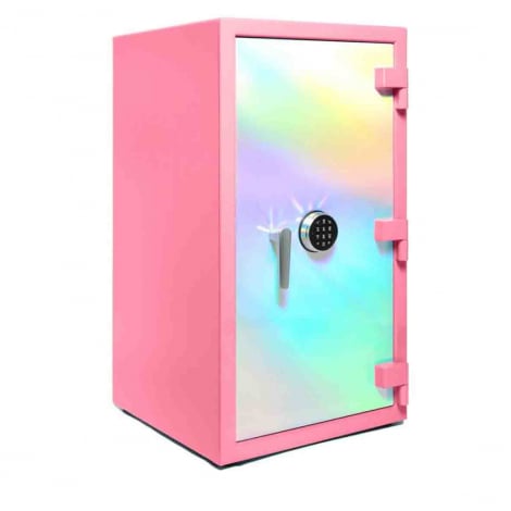 Coffre Montre et bijoux Wolf 1834- Bea Bongiasca Atlas 4 Piece Winder Safe - Pink