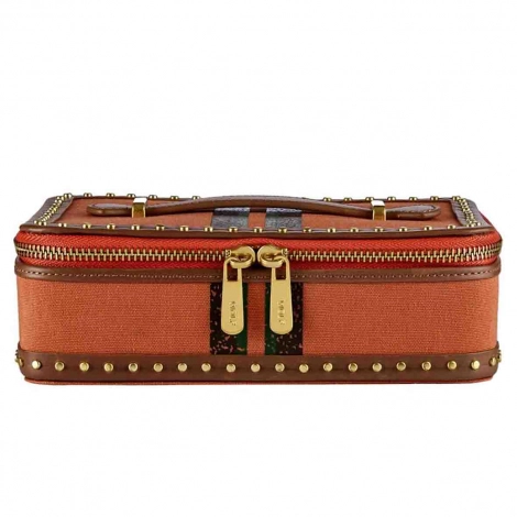 Coffret  Bijoux de voyage Wolf 1834 - Ida Travel Zip Jewellery Case - Orange