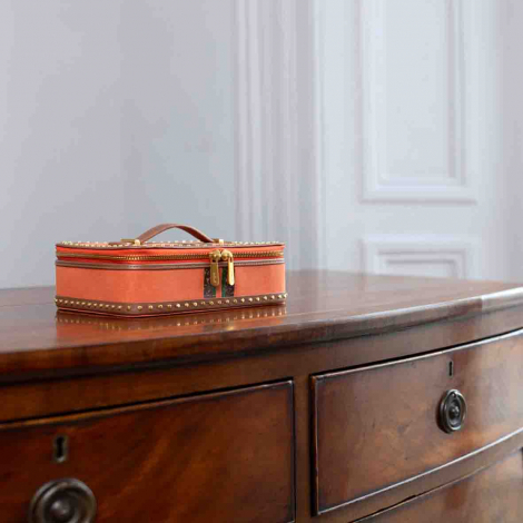 Coffret  Bijoux de voyage Wolf 1834 - Ida Travel Zip Jewellery Case - Orange
