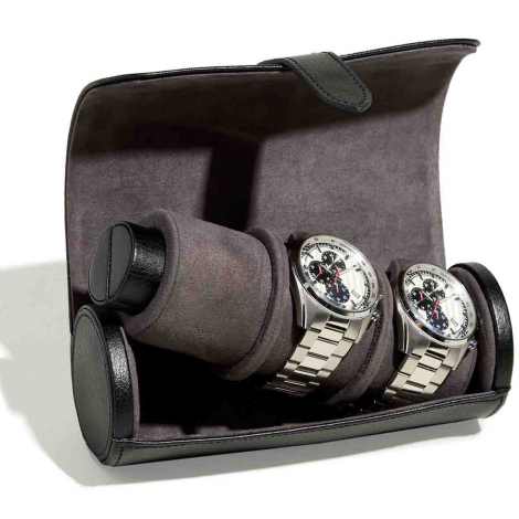Coffret de montre Blake Watch Roll with capsule Wolf 1834 - Noir Gris