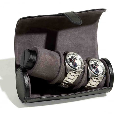 Coffret de montre Blake Watch Roll with capsule Wolf 1834 - Noir Violet
