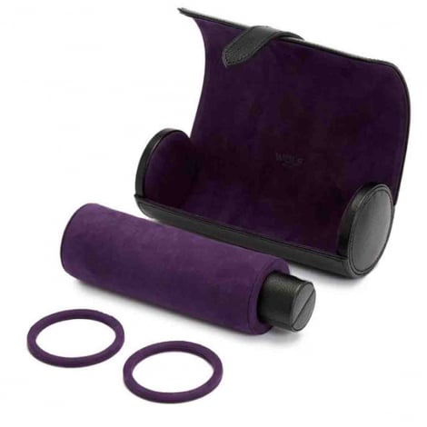 Coffret de montre Blake Watch Roll with capsule Wolf 1834 - Noir Violet