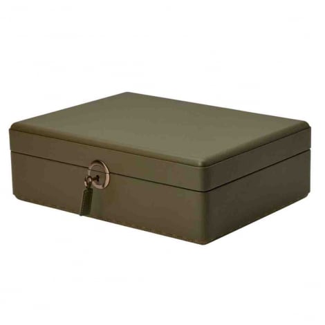 Coffret de montres- Earth 5 Piece Watch Box with Storage Wolf 1834 -Olive