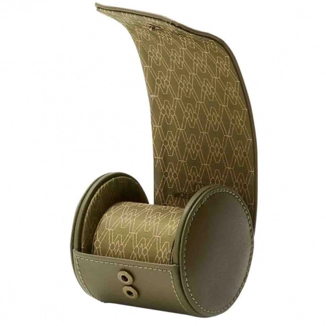 Coffret Montre Earth Single Watch Roll Wolf 1834 - Olive