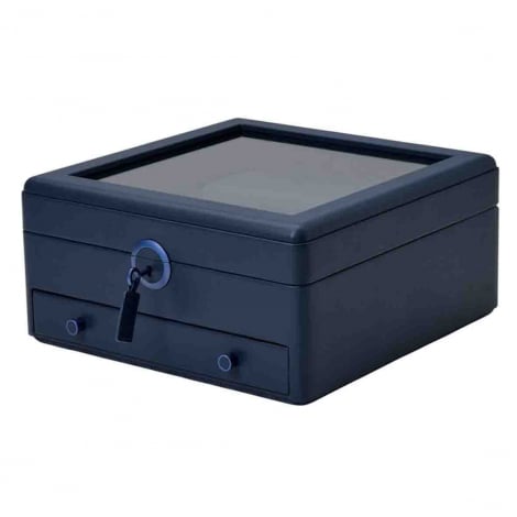 Coffret Montre et bijoux Earth Watch Stand Box Wolf 1834 - Midnight Blue