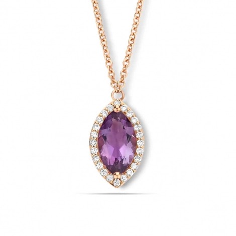 Collier Amthyste et diamants One More