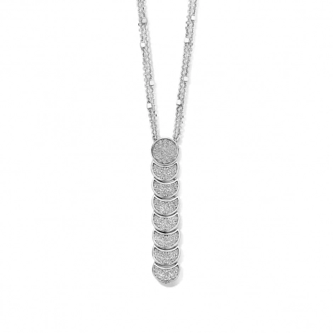 Collier Argent avec oxyde de zirconium - Naiomy