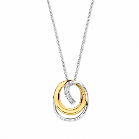 Collier argent bicolore et oxydes - Naiomy