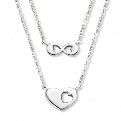 Collier Argent - Naiomy  combiner